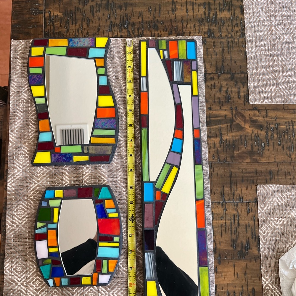 Mirror Abstract Mosaic: Mid-century - Picture 5 of 10